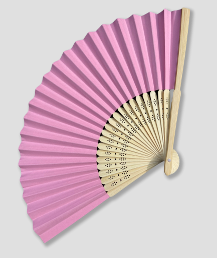 Bambusfächer rosa - der beste Festivalfächer - leichter Festivalfächer - Festivalfächer - Festivalfächer kaufen