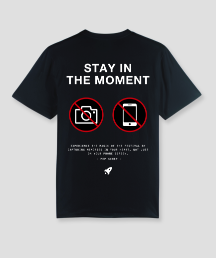 stay in the moment - Festivalkleidung - Techno-T-Shirt
