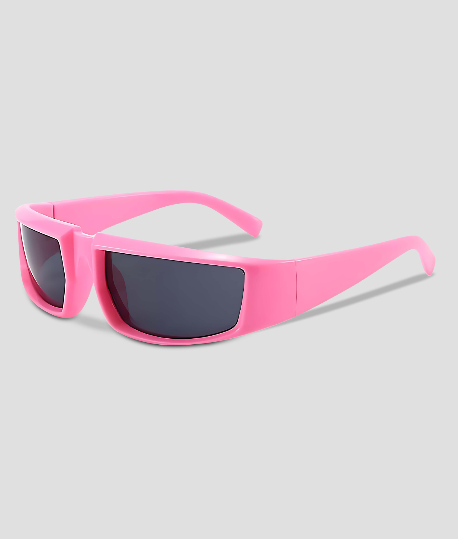 Rosa Festivalbrille – schwarze Gläser, rosa Gestell – Techno Rave Rosa Festivalbrille – schwarze Gläser, rosa Gestell – Techno Rave
