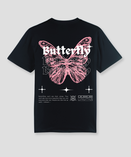 Schmetterling T-Shirt Herren