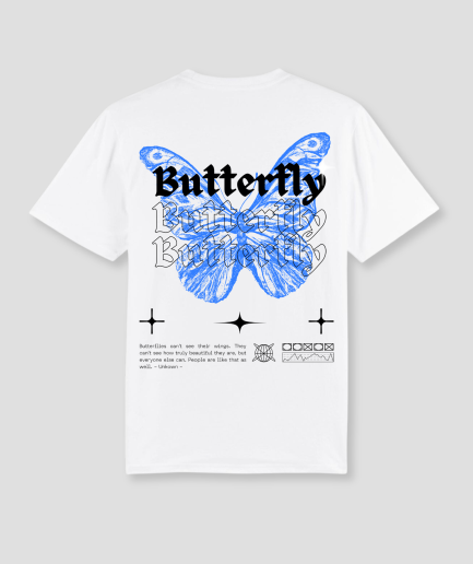 Techno Schmetterling T-Shirt