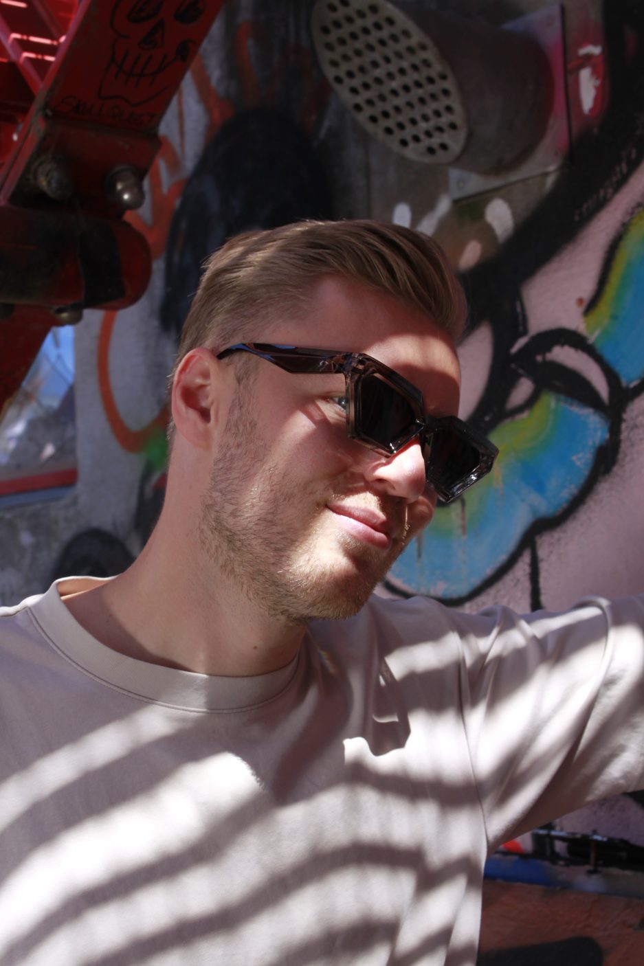 transparente Rave-Brille