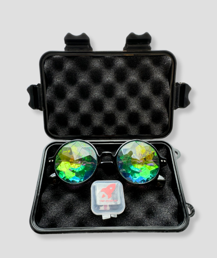 Space-Brillen Festival-Gadgets