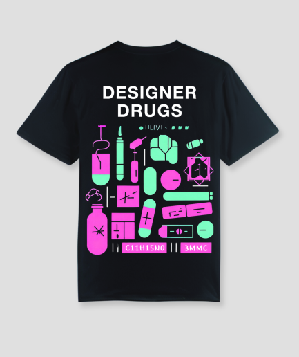 Festival-Kleidung – schwarzes Festival-Shirt