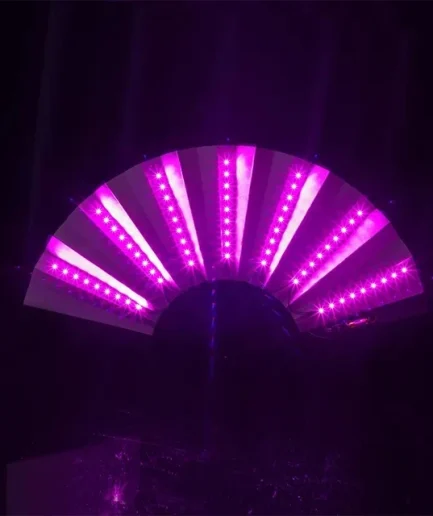 Rosa LED-Fächer