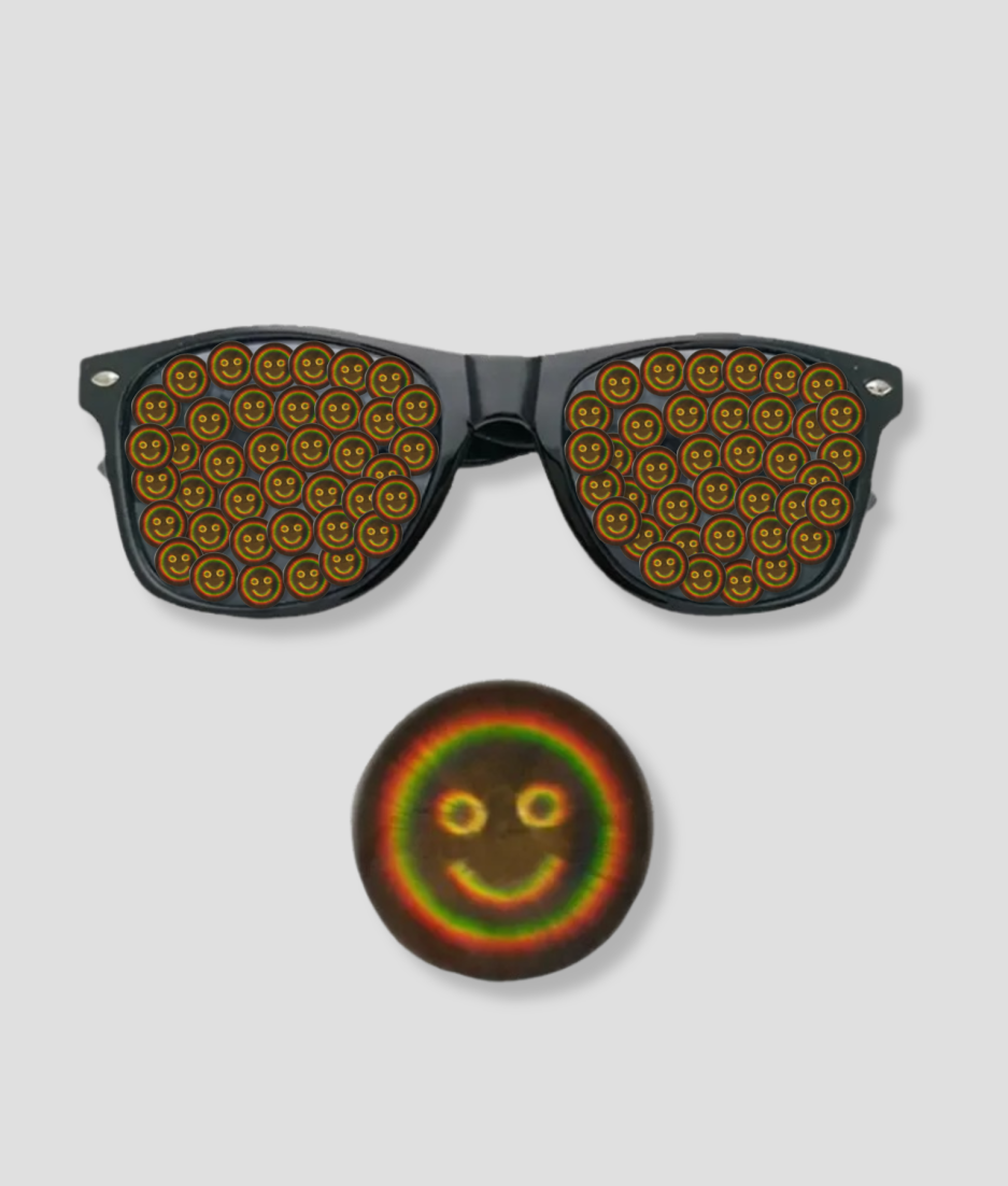 Smiley-Spacebrille