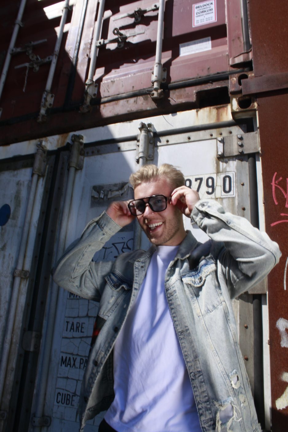 transparente Rave-Brille