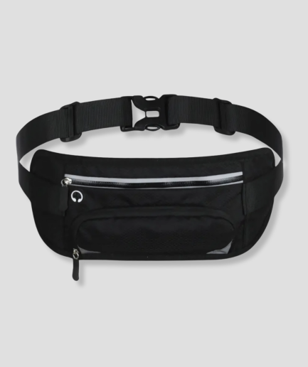 schwarze Gürteltasche Fannypack