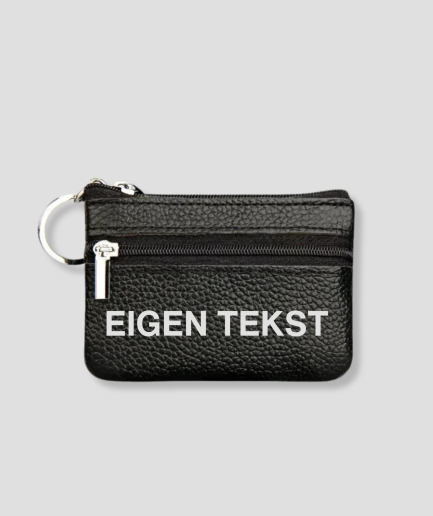 Geldbörse mit eigenem Text