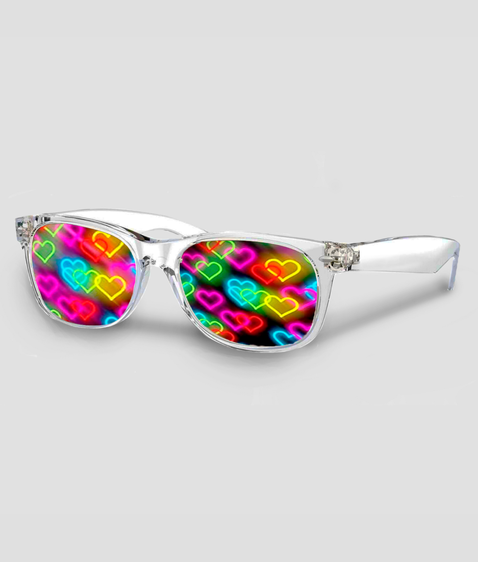 Space-Brille Herzchen-Effekt