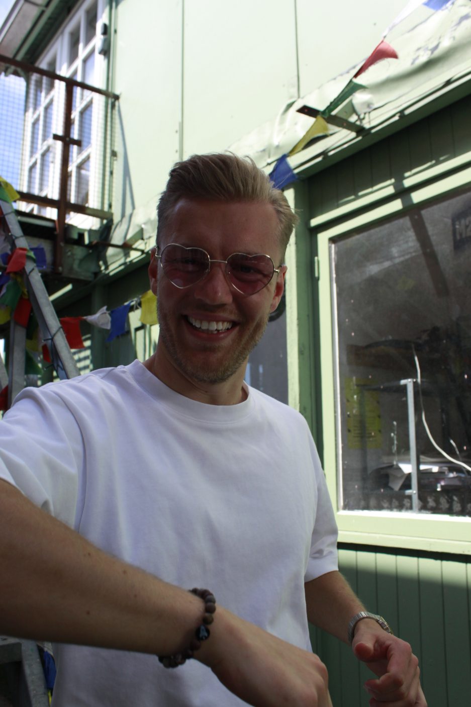 lustige Brille für Festivals