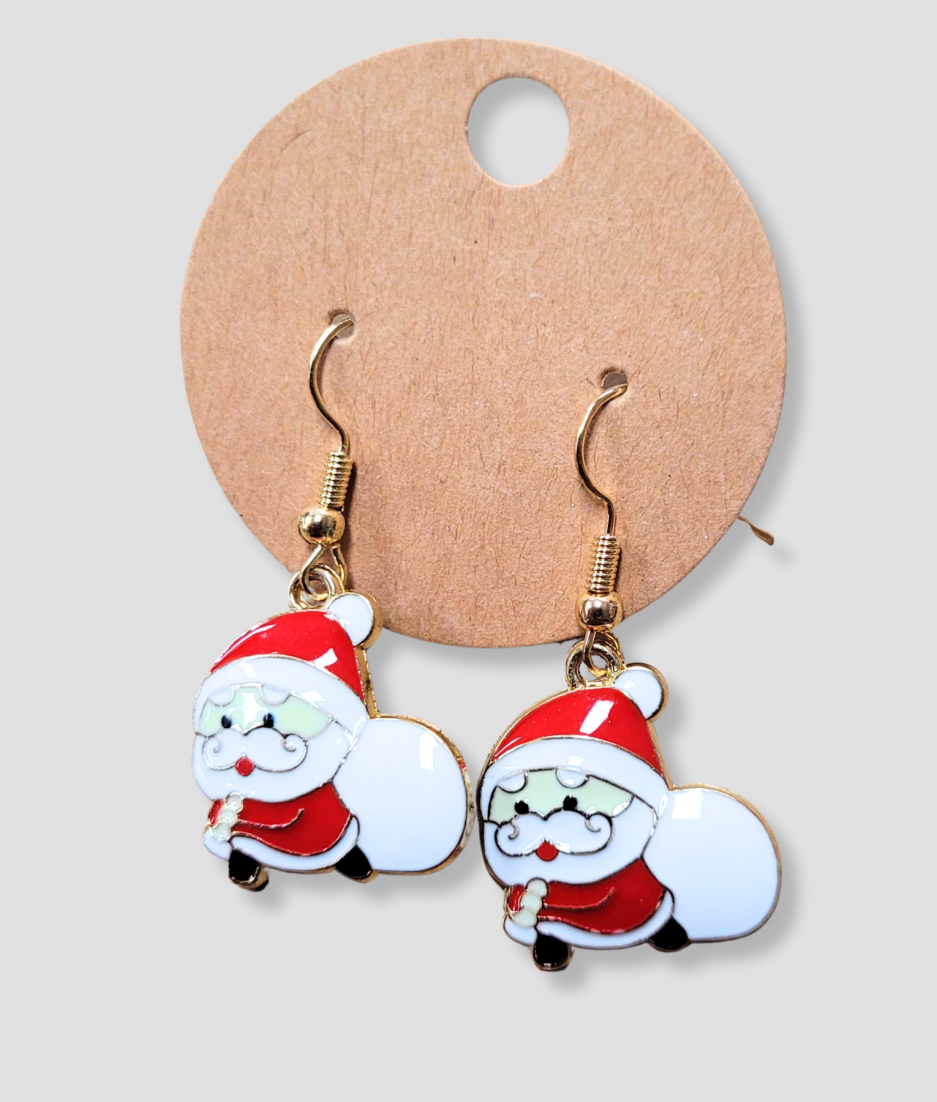 Weihnachten und Ohrringe