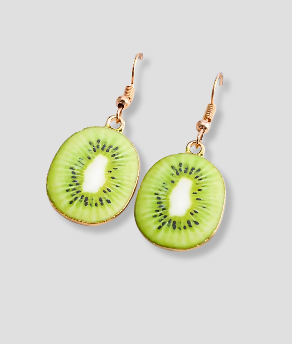 Kiwi-Ohrringe