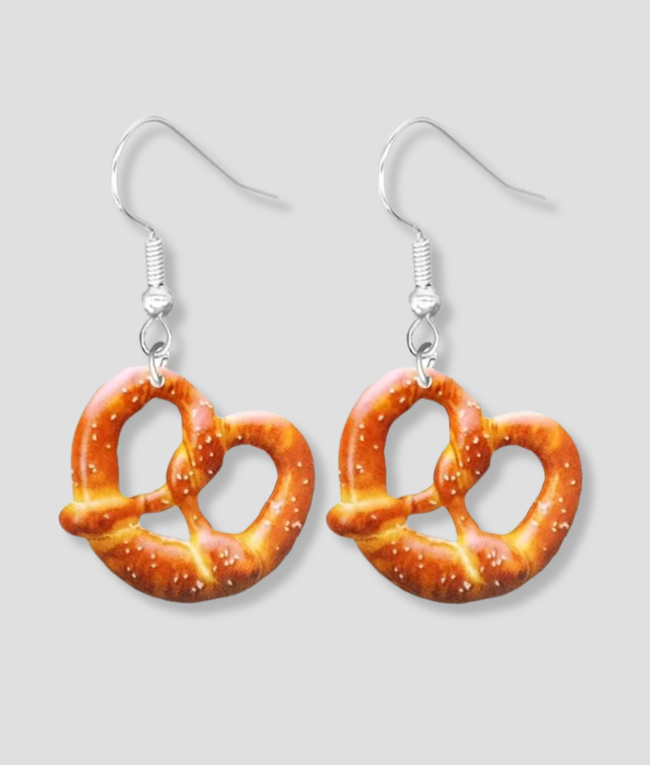 Brezel-Ohrringe