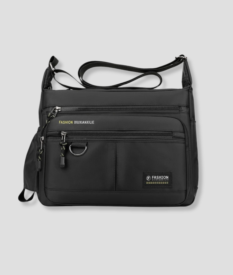schwarze Festivaltasche