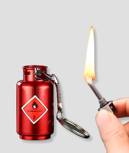 Feuerzeug rot Gastank