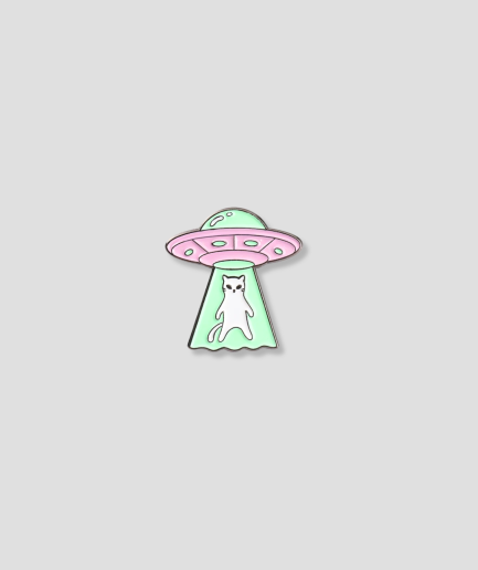 Alien-Brosche