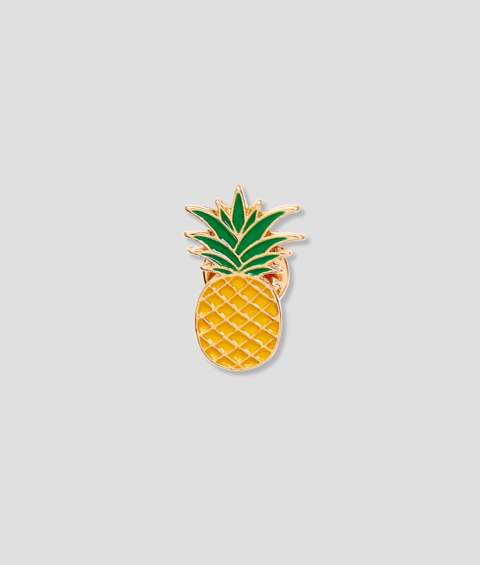 Ananas-Brosche