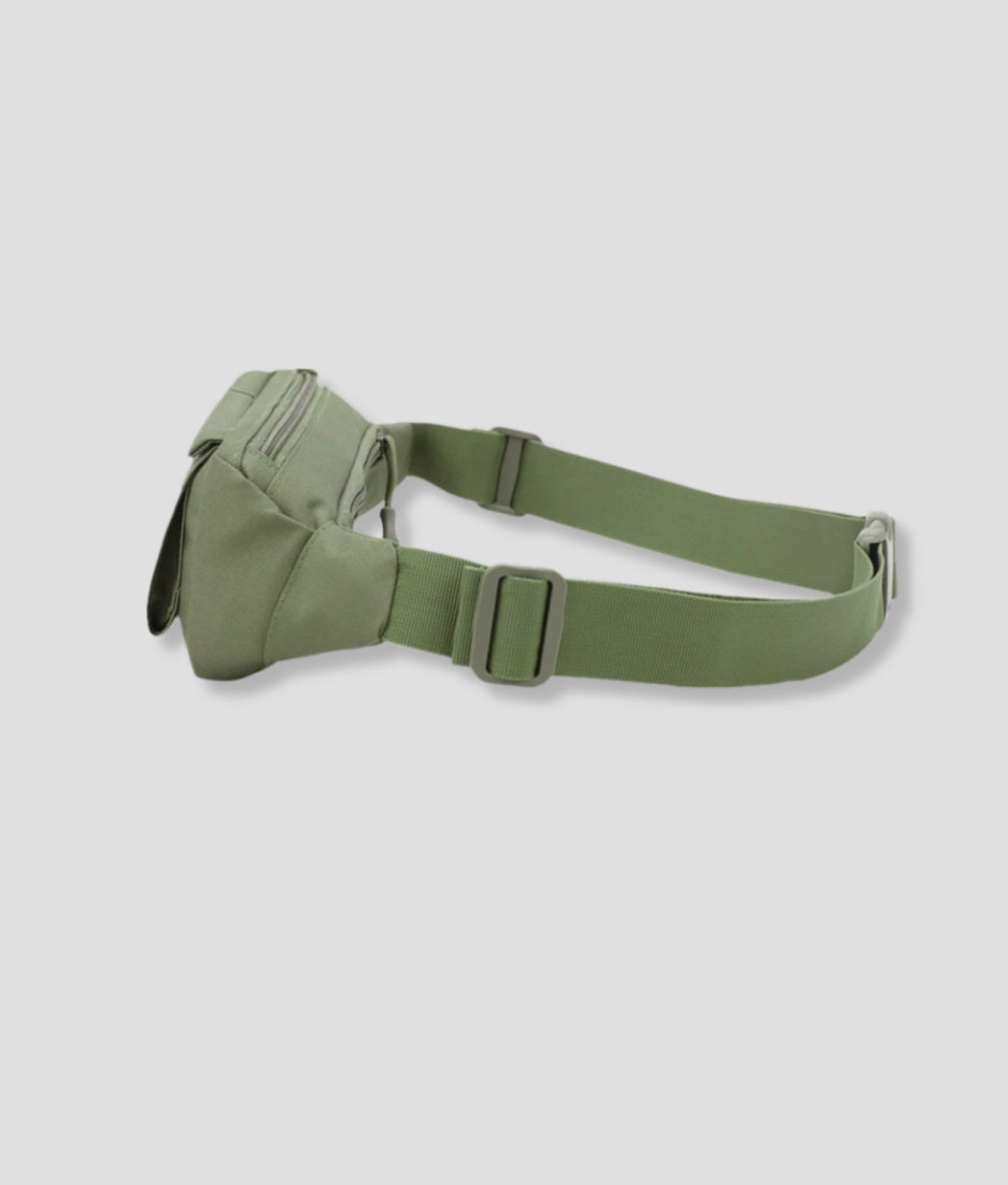 dunkelgrüne Bauchtasche