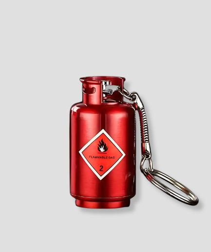 Gastank rot Feuerzeug