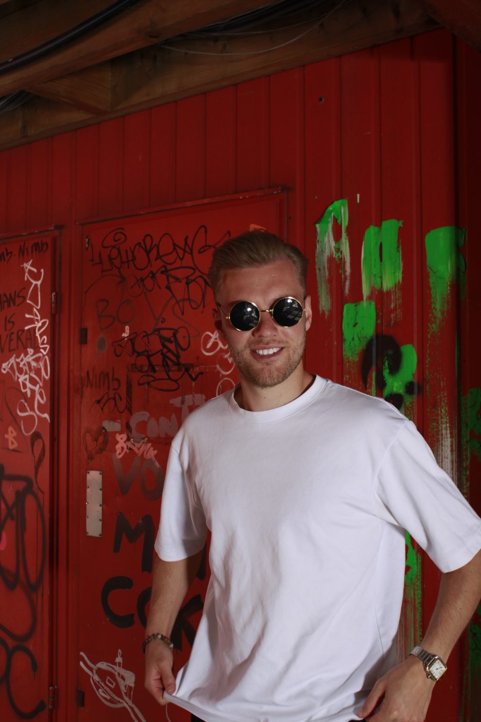 schöne Brille mit runden Gläsern