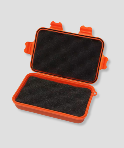 Orangene Aufbewahrungsbox