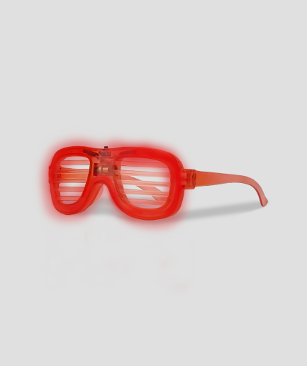 rote LED-Brille