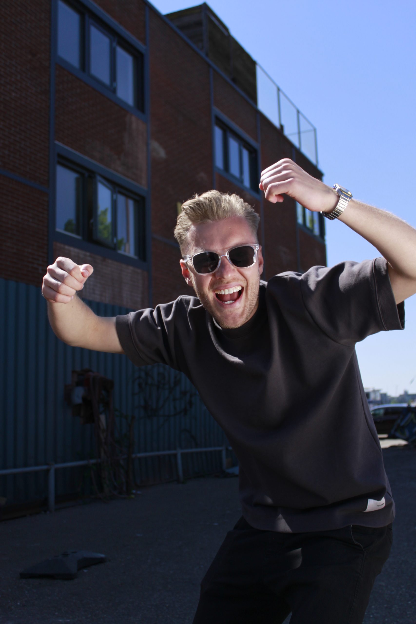 transparente Rave-Brille