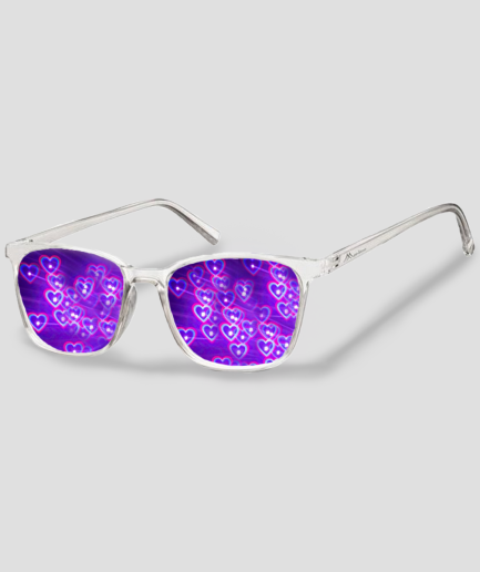 transparente Space-Brille