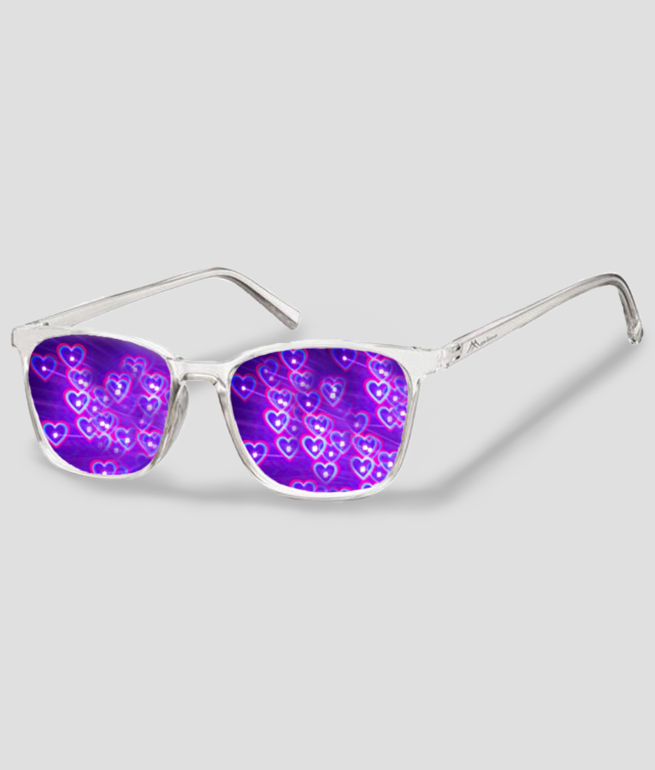 transparente Space-Brille