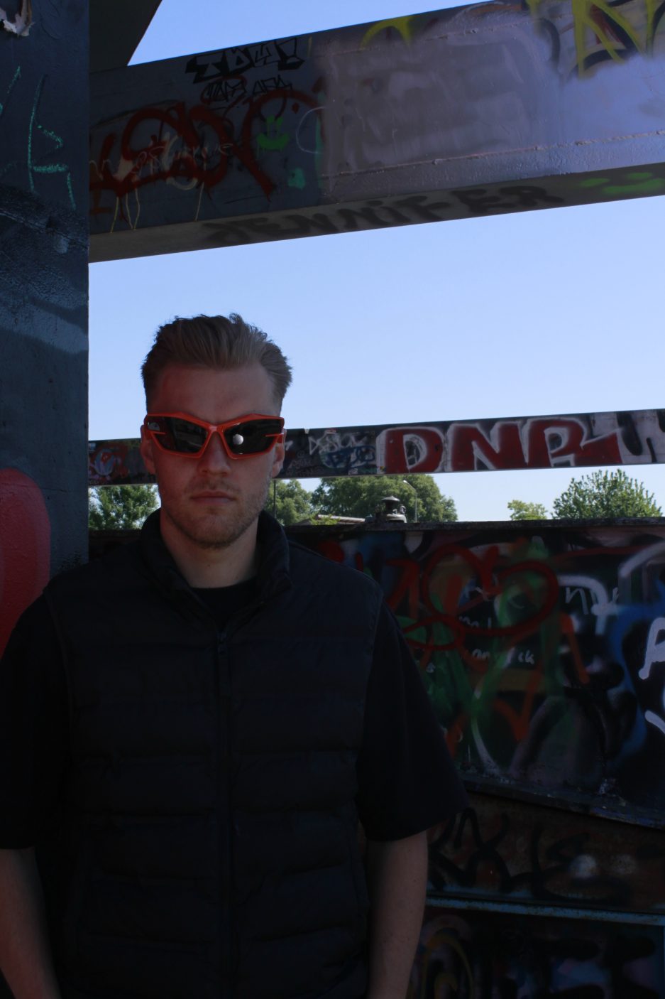 Orange Königstag-Brillen