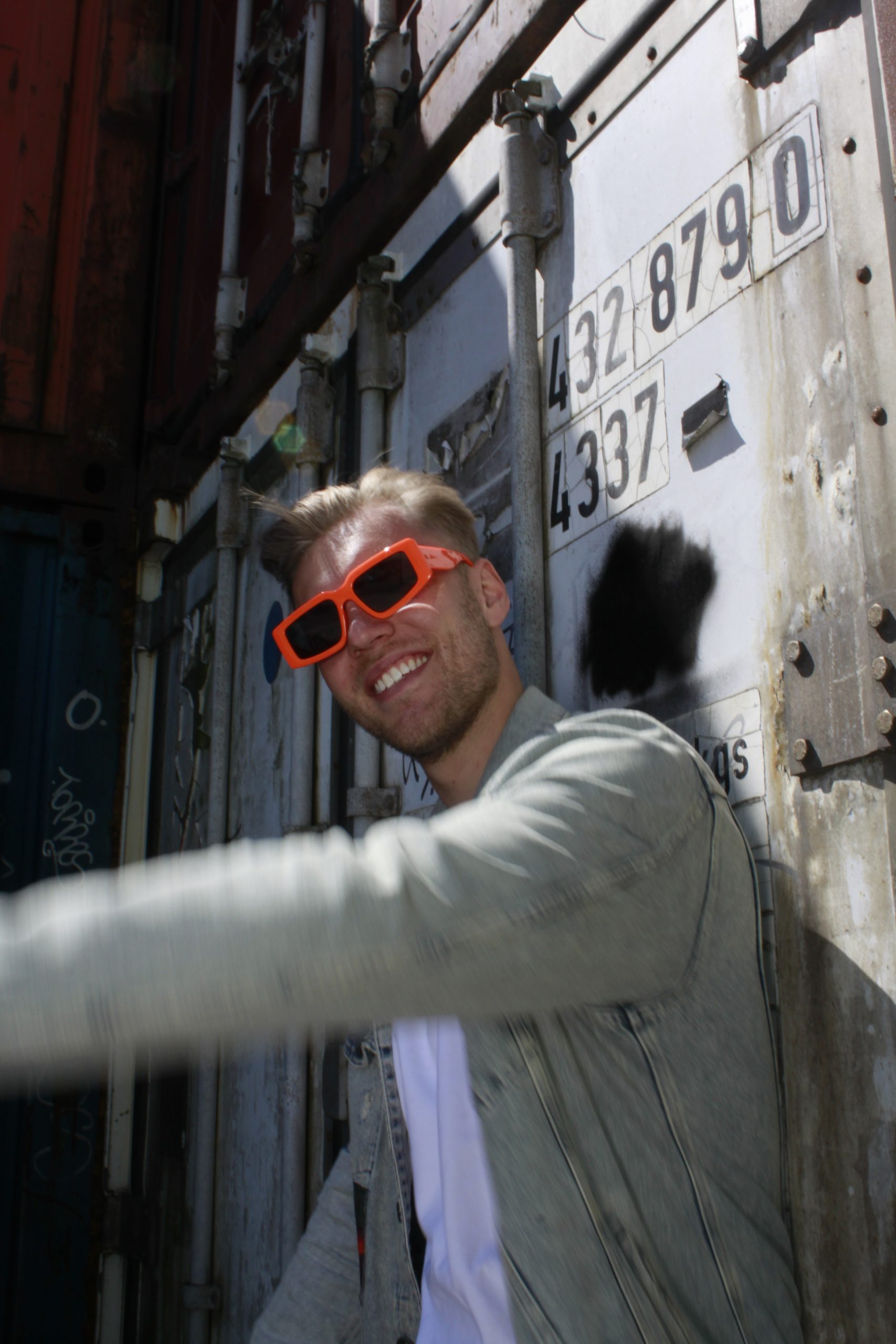 orange Sonnenbrille orange Sonnenbrille