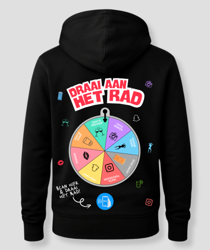 Glücksrad Hoodie drehen