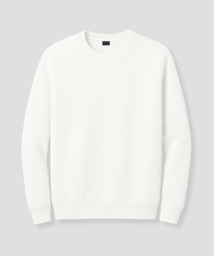 Pullover-Vorderseite weiß