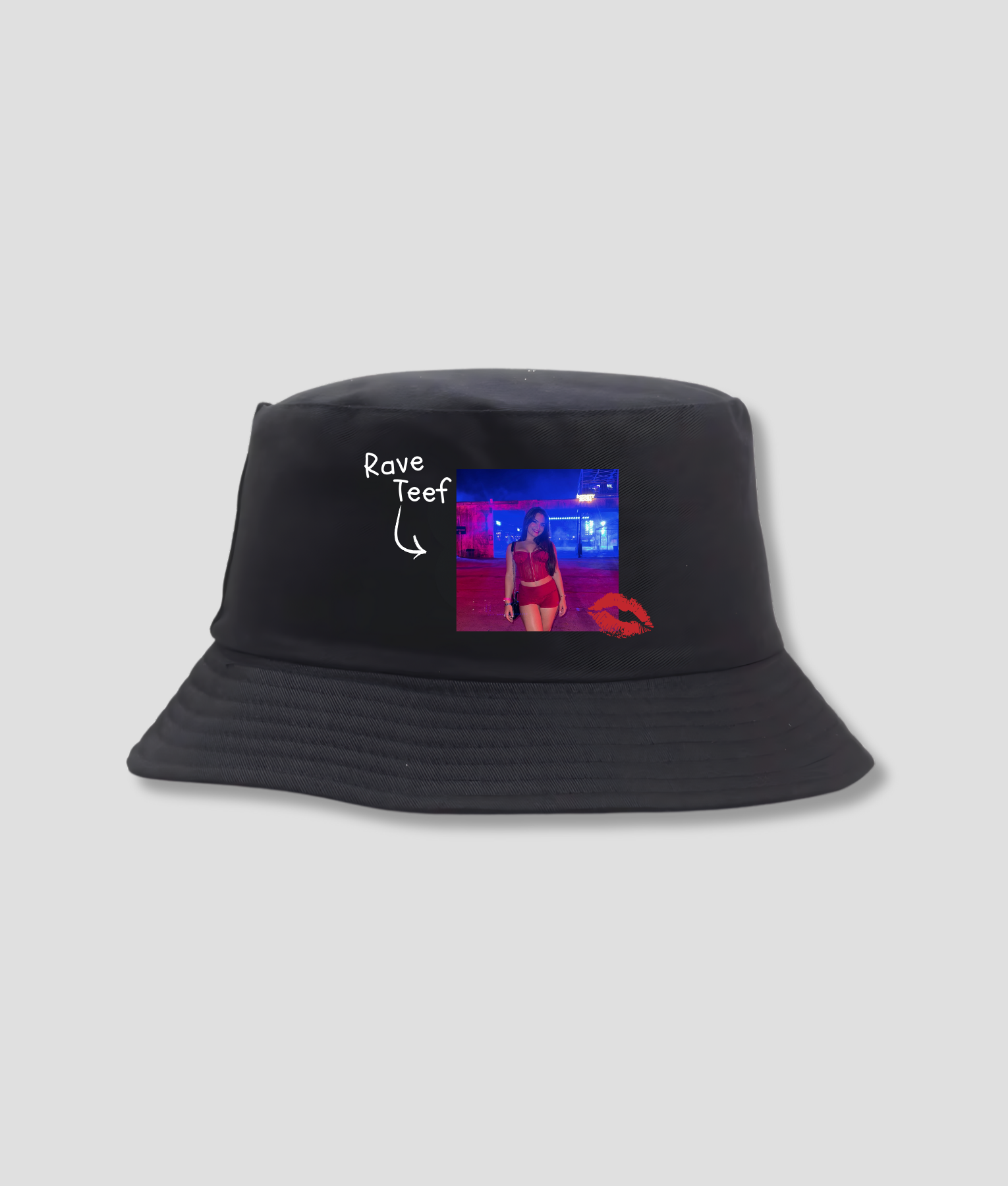 bucket hat eigen foto