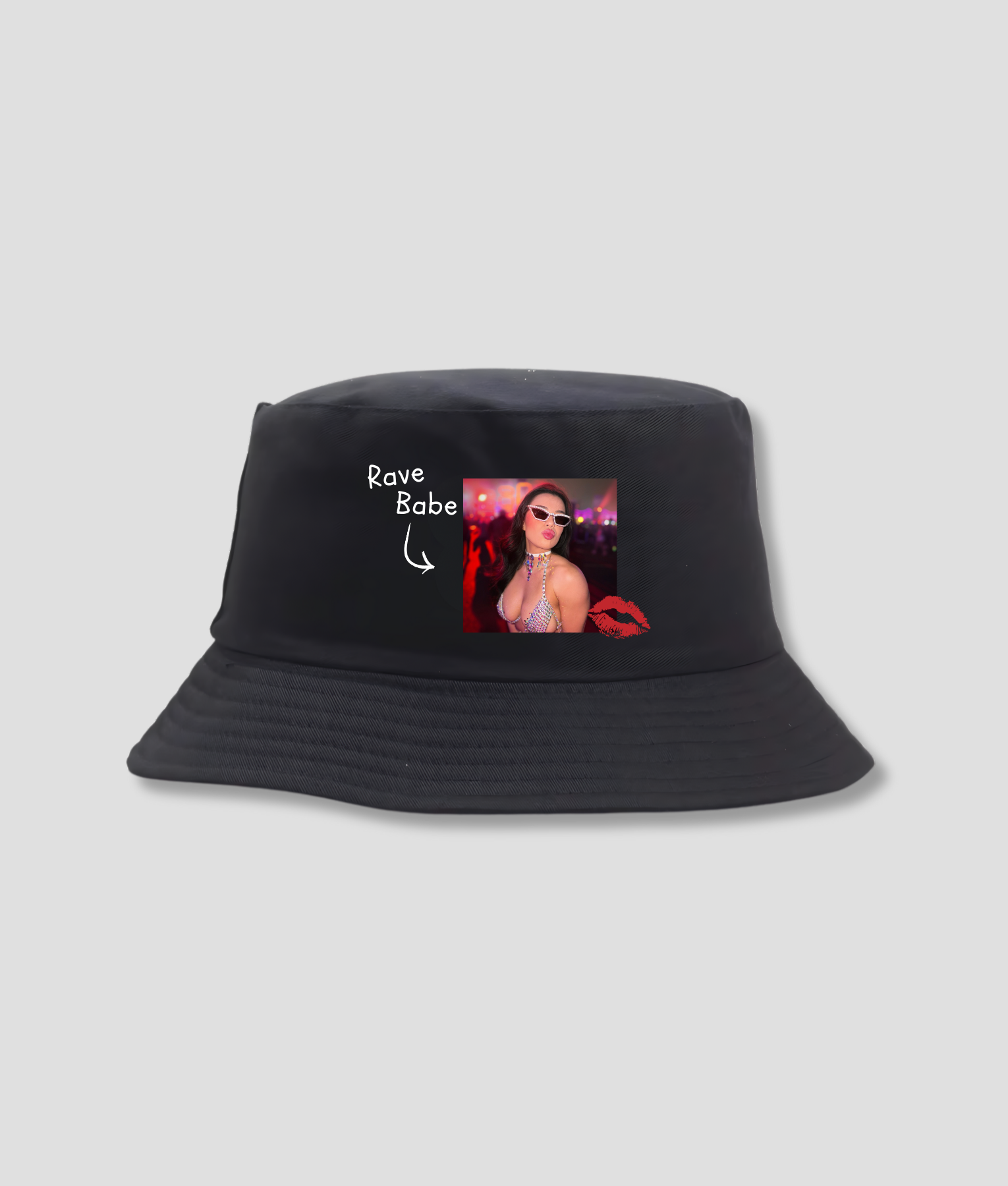 eigen foto bucket hat