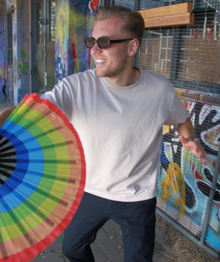 Regenbogen-Fächer
