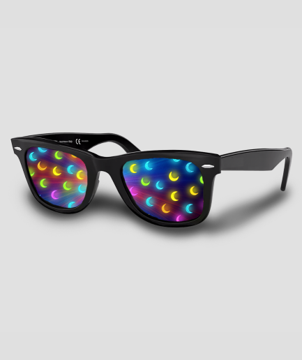 Space-Brille Mondeffekte