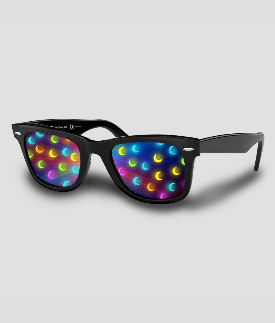 Space-Brille Mondeffekte