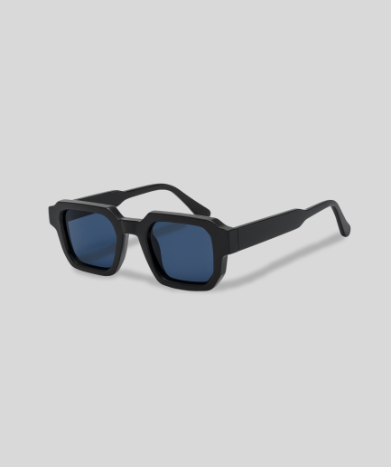 schwarze Sommer Brille Festivals