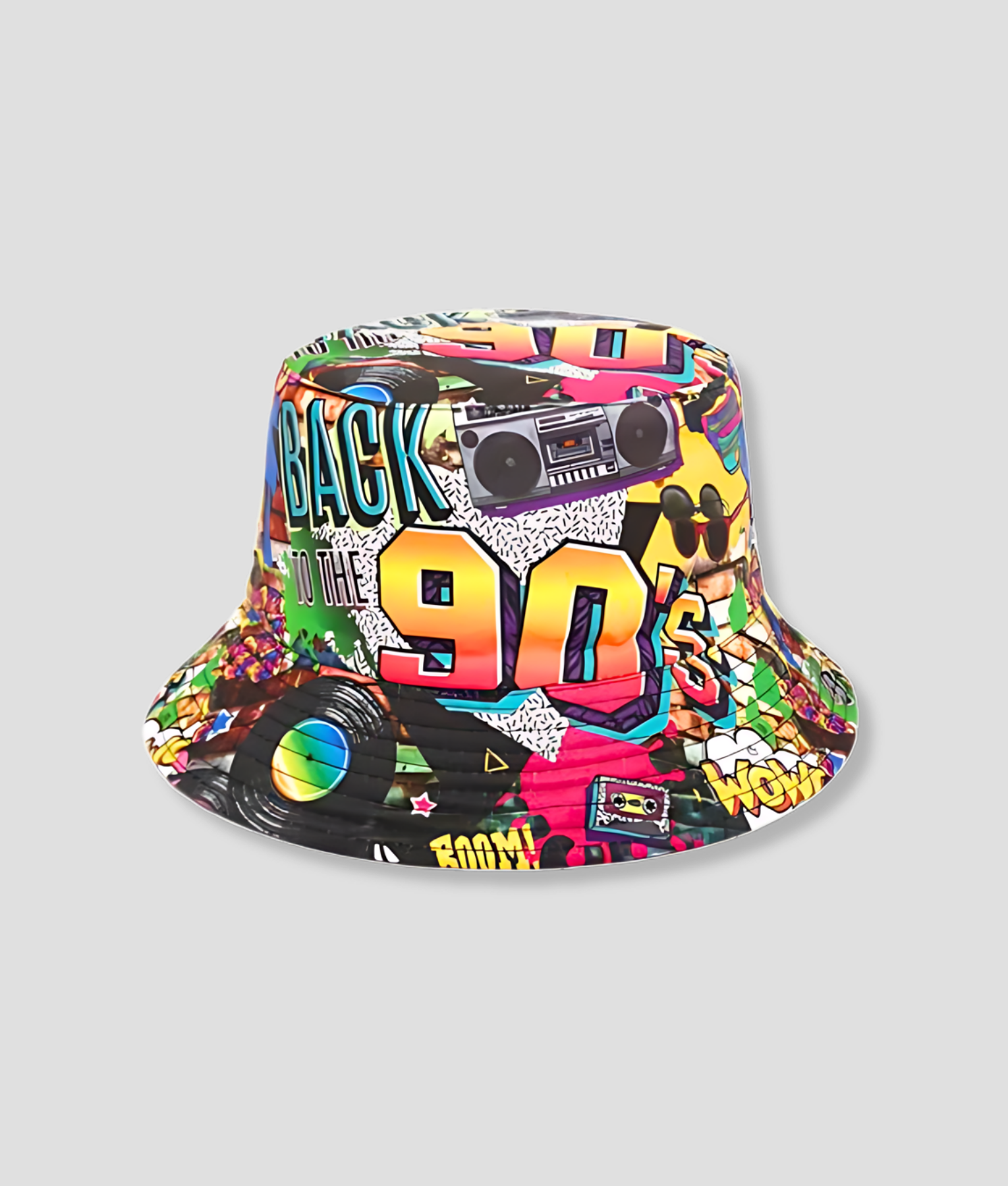 90's thema hoedje buckethat
