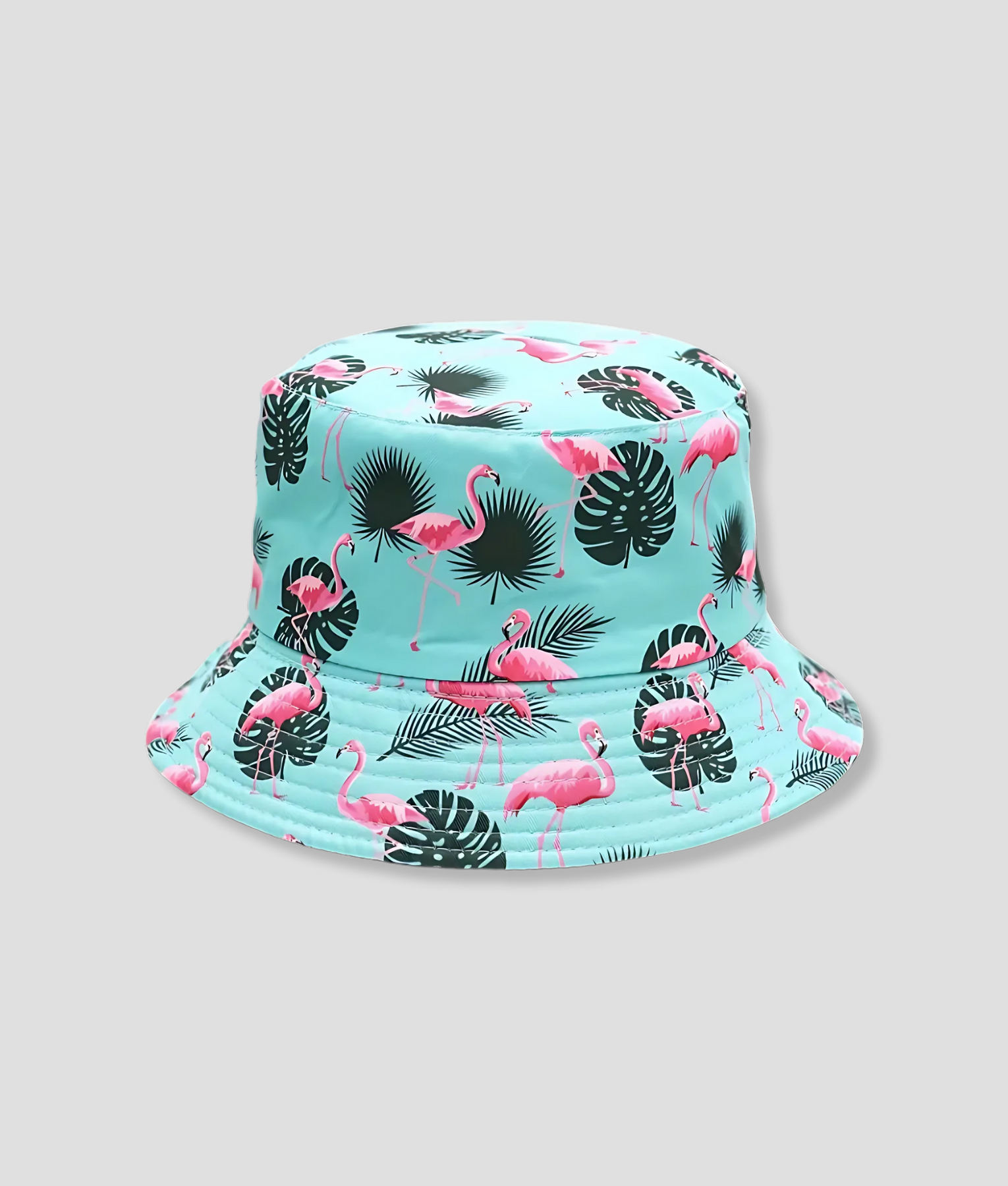 blauwe flamingo hoed