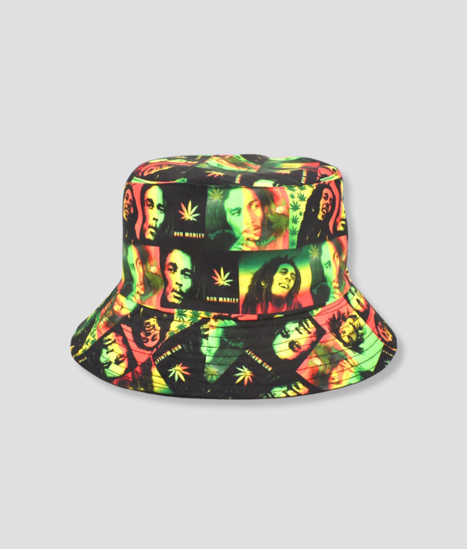 bob marley buckethat - rasta hoedje