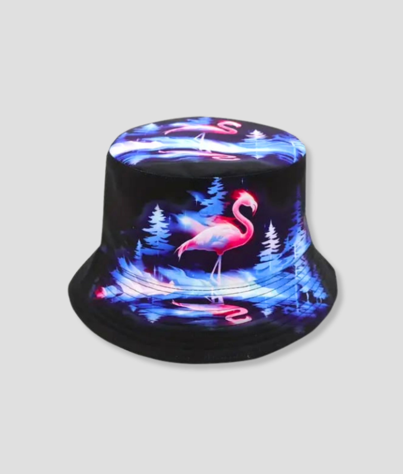 flamingo spacy buckethat