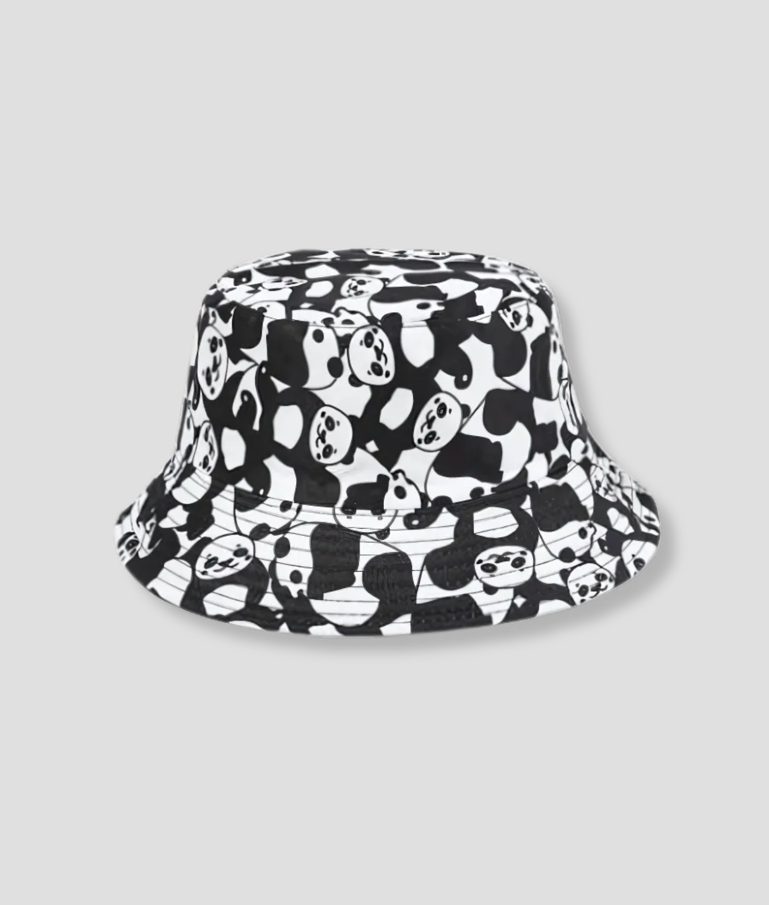 großer Panda-Bucket-Hat großer Panda-Bucket-Hat