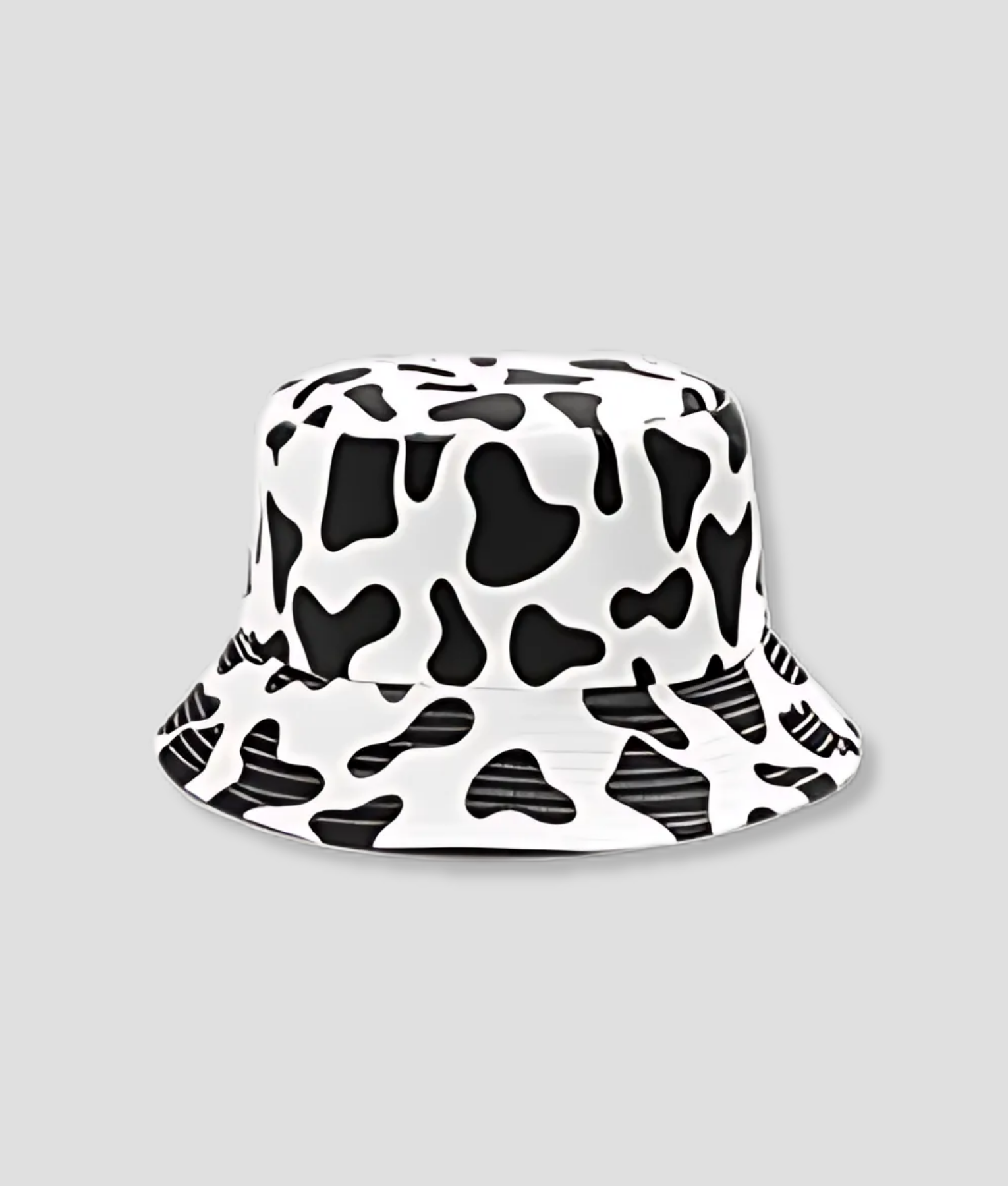 reis hoedje koe print