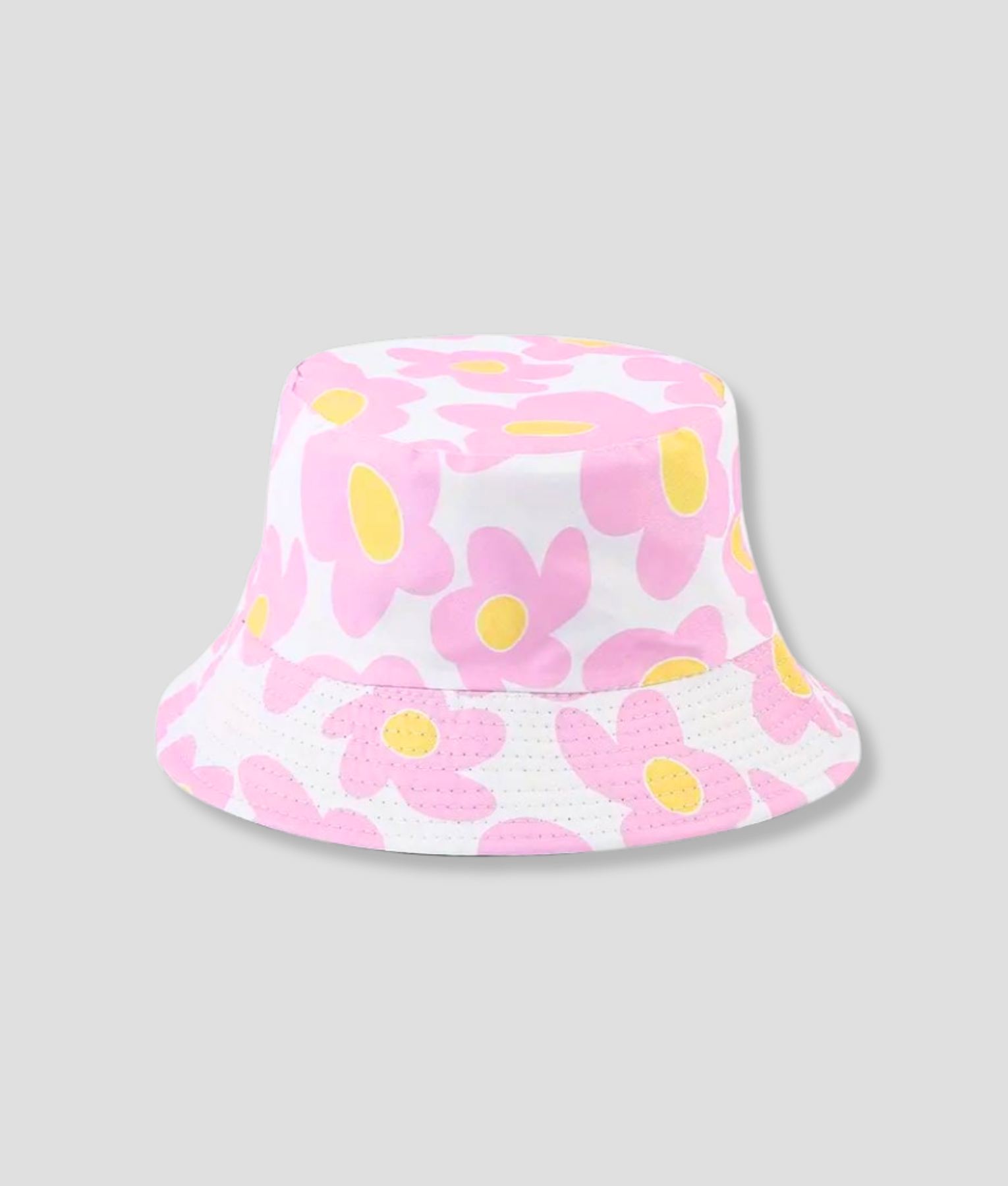 roze bloemen buckethat