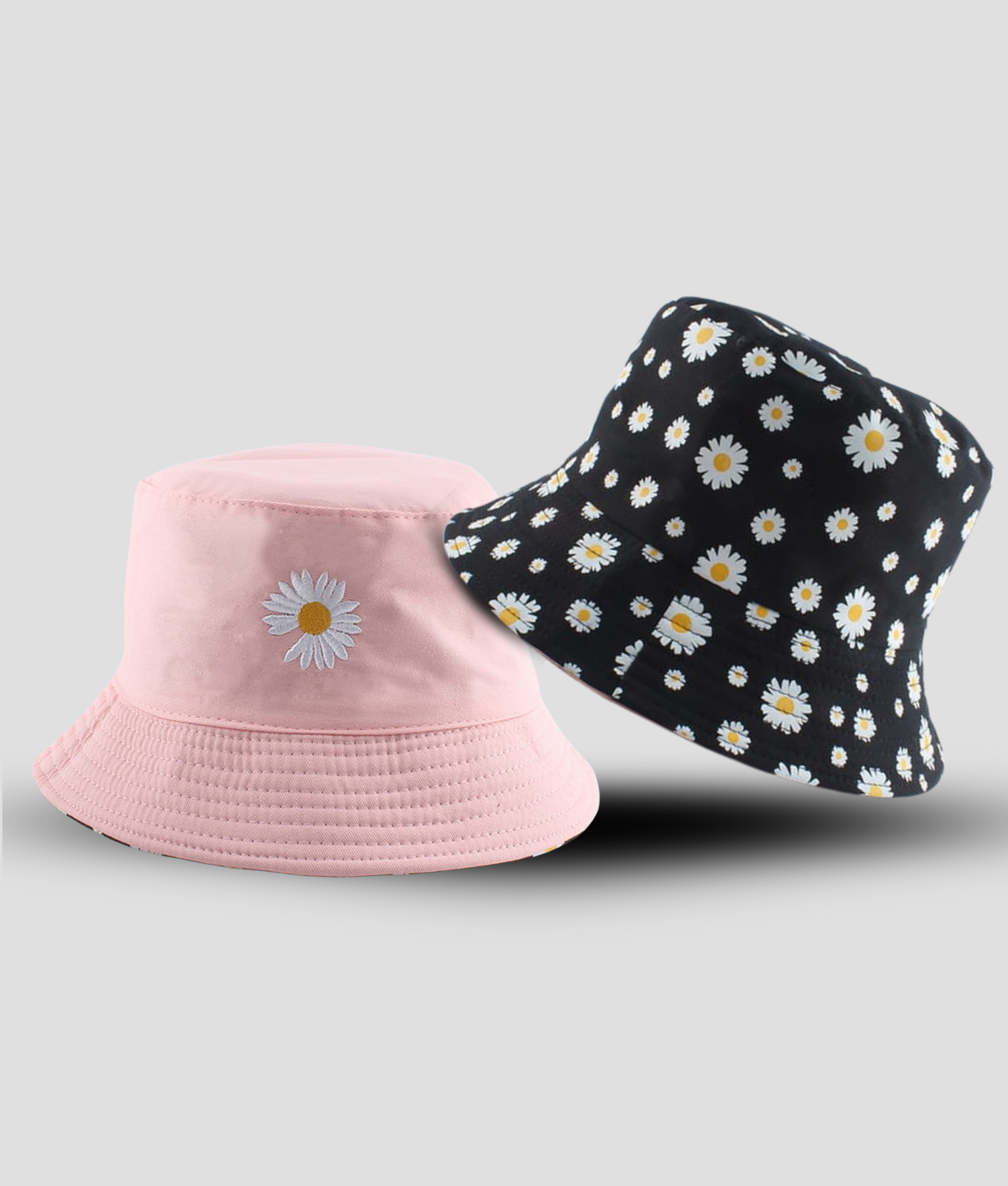 schattige roze madelief hoedje