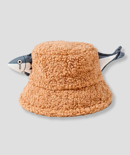 Fischerhut aus Teddy-Stoff
