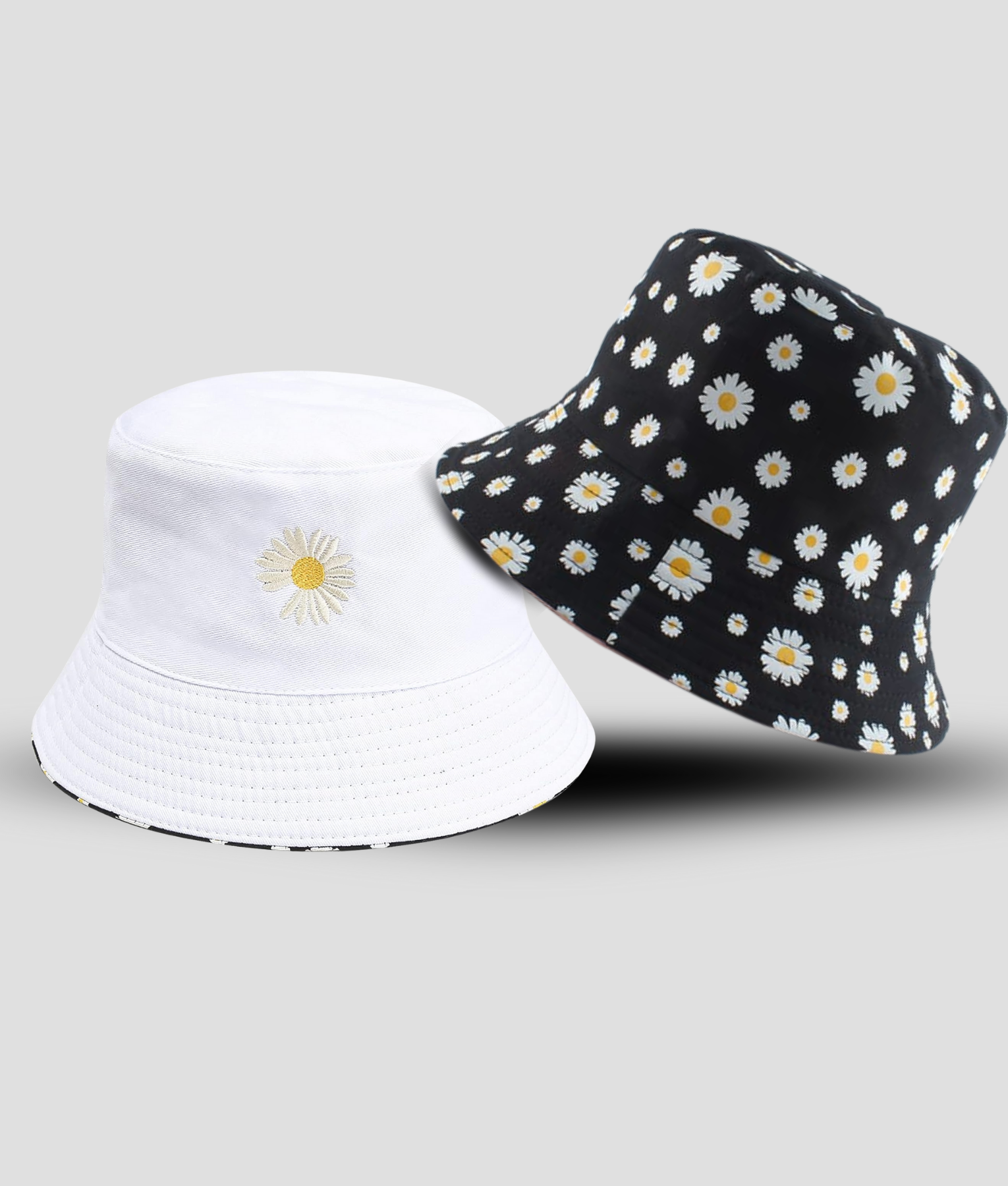 witte madelief hoedje